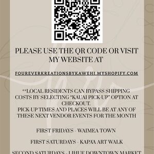 QR Code for Kauai Pick-Up Option